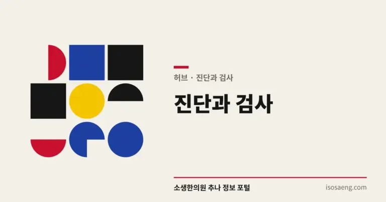 진단과 검사 — 쉽게 배우는 추나