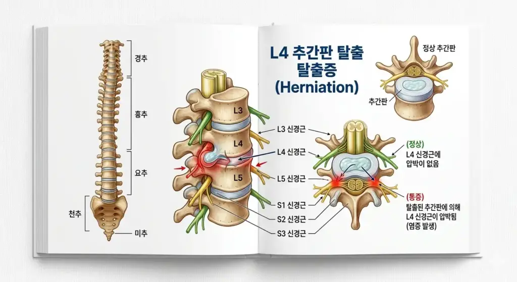 허리디스크 신경압박