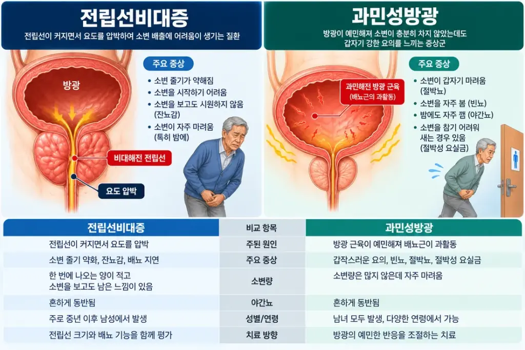 전립선비대 과민성방광